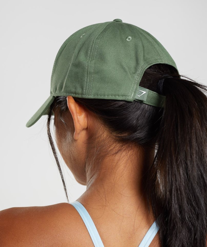 Gymshark Sharkhead Caps Green | CA N3AD07